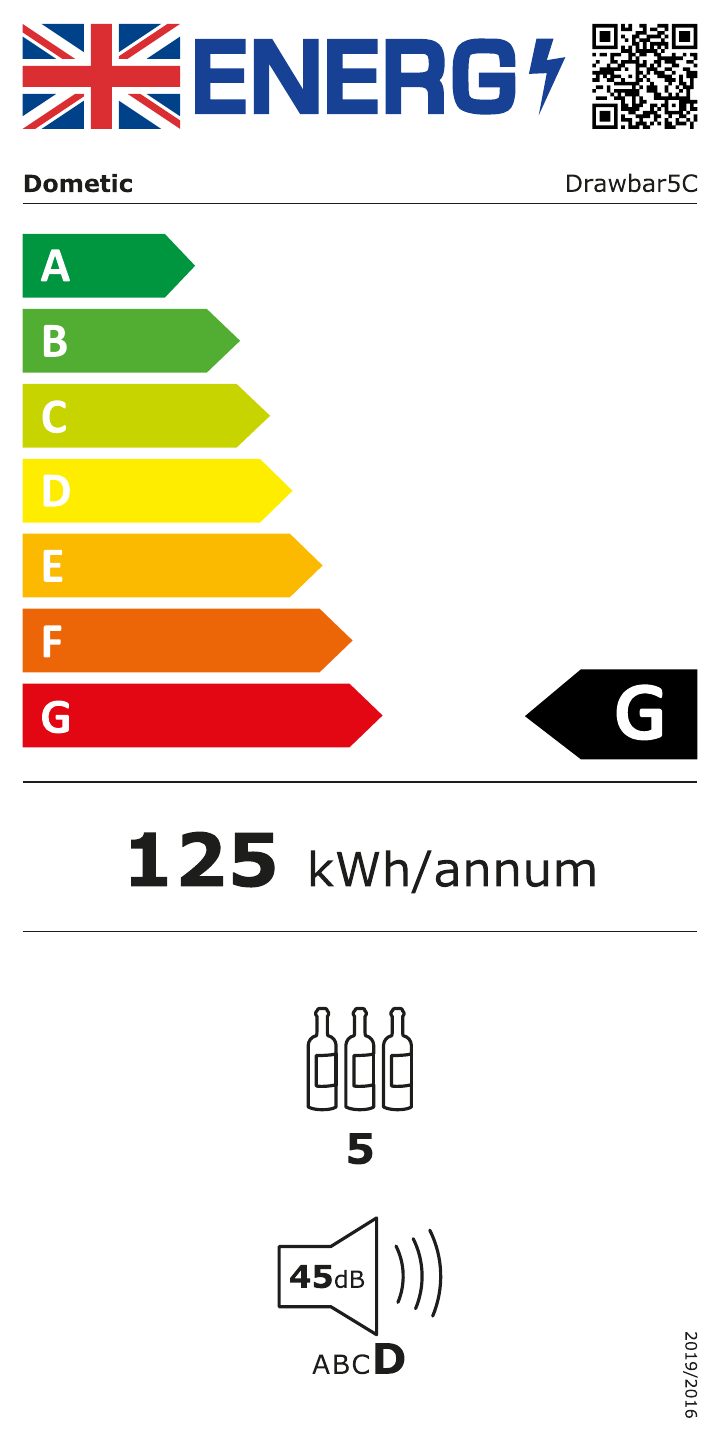 Primeira página de Dometic Drawbar 5C - Energy Label UK