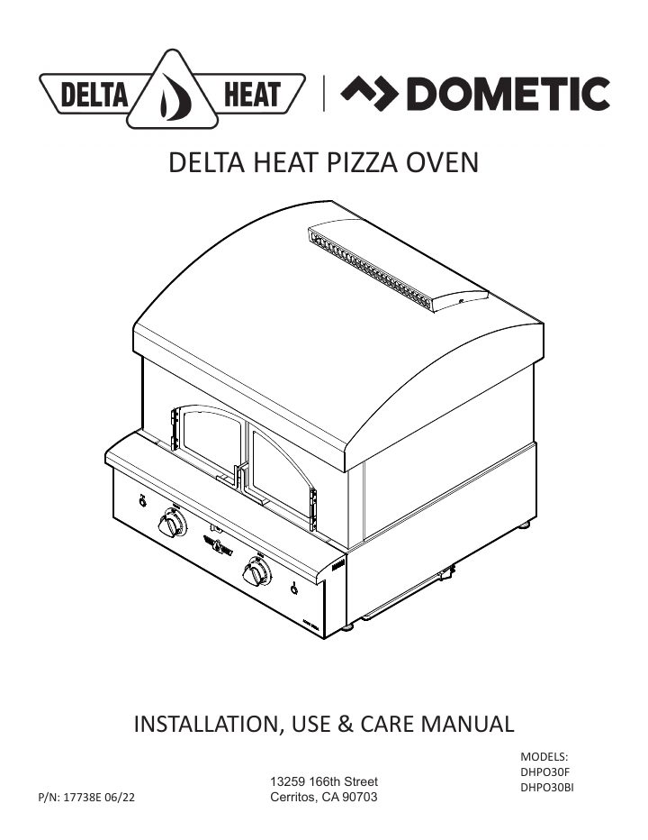 Eerste pagina van Delta Heat DHPO30BI DHPO30F